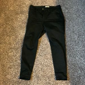 Madewell black skinny jeans.